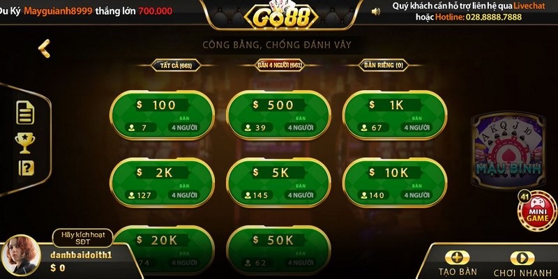 Live Casino GO88 hiện đang là hình thức giải trí qua mạng